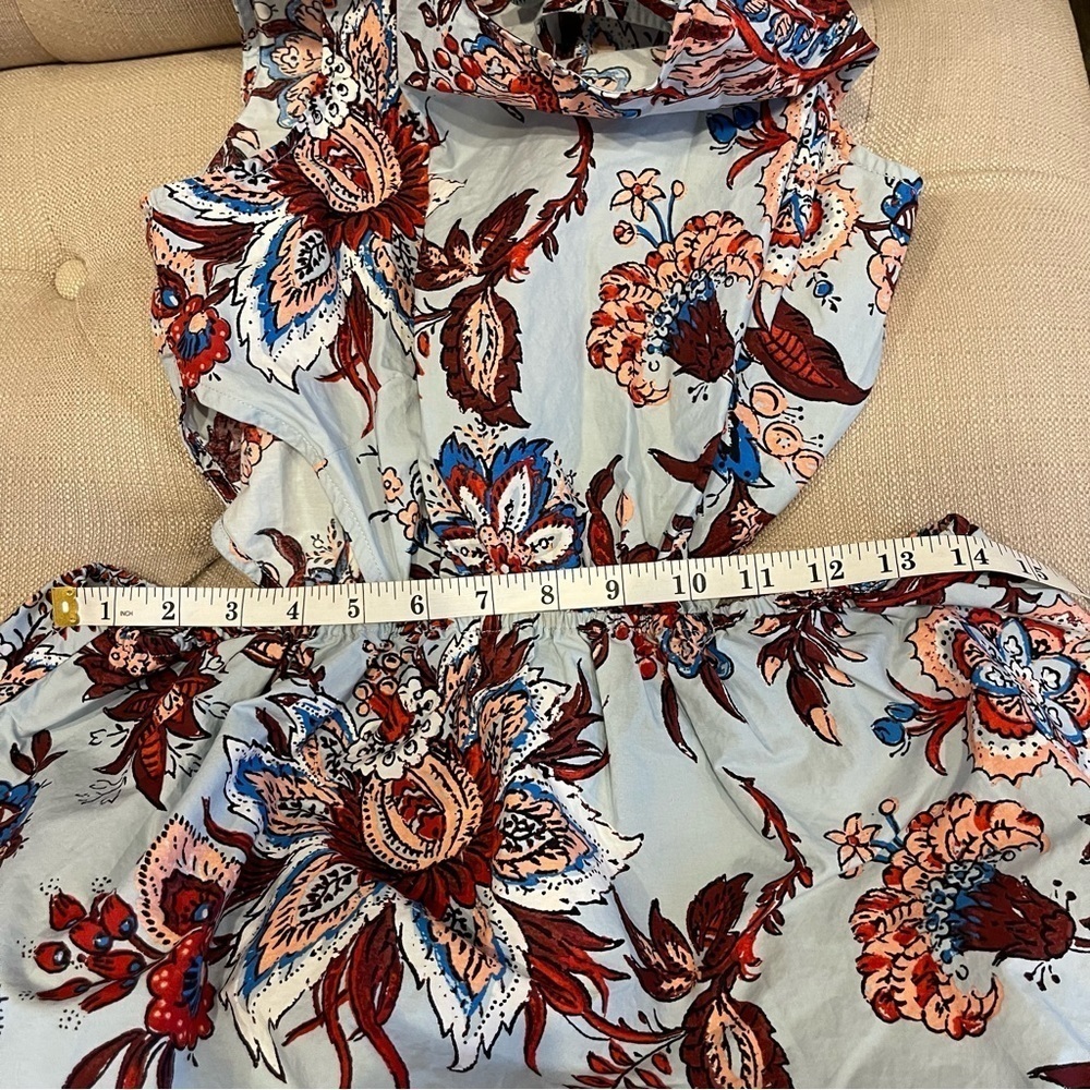 RHODE X Target Womens Large Leafy Print Cutout Midi Dress Medium - Picture 15 of 16